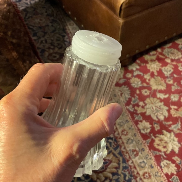 Vintage Silverplated Rams Head Fluted Glass Decanter Dispenser Syrup Cream Sugar - Picture 6 of 6